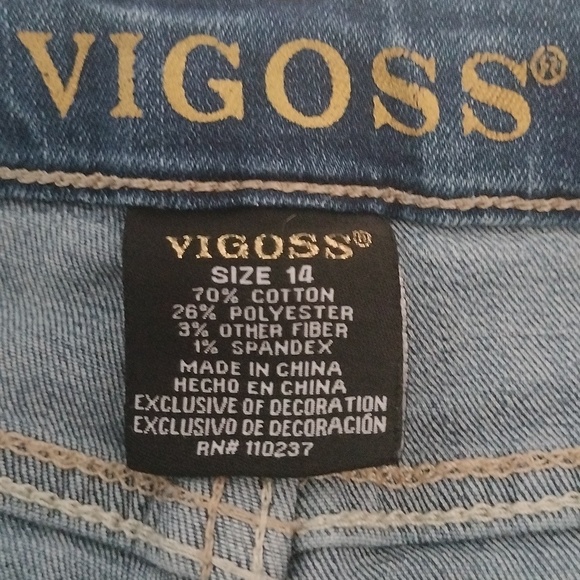 Vigoss jean shorts size 14 - Picture 9 of 10